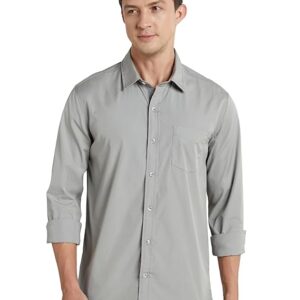Symbol Premium Men's Casual Cotton Poplin Shirt (Regular Fit)